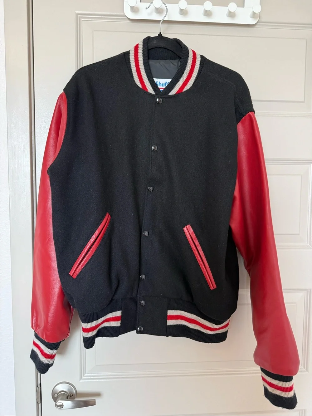 Black & Red Varsity Jacket